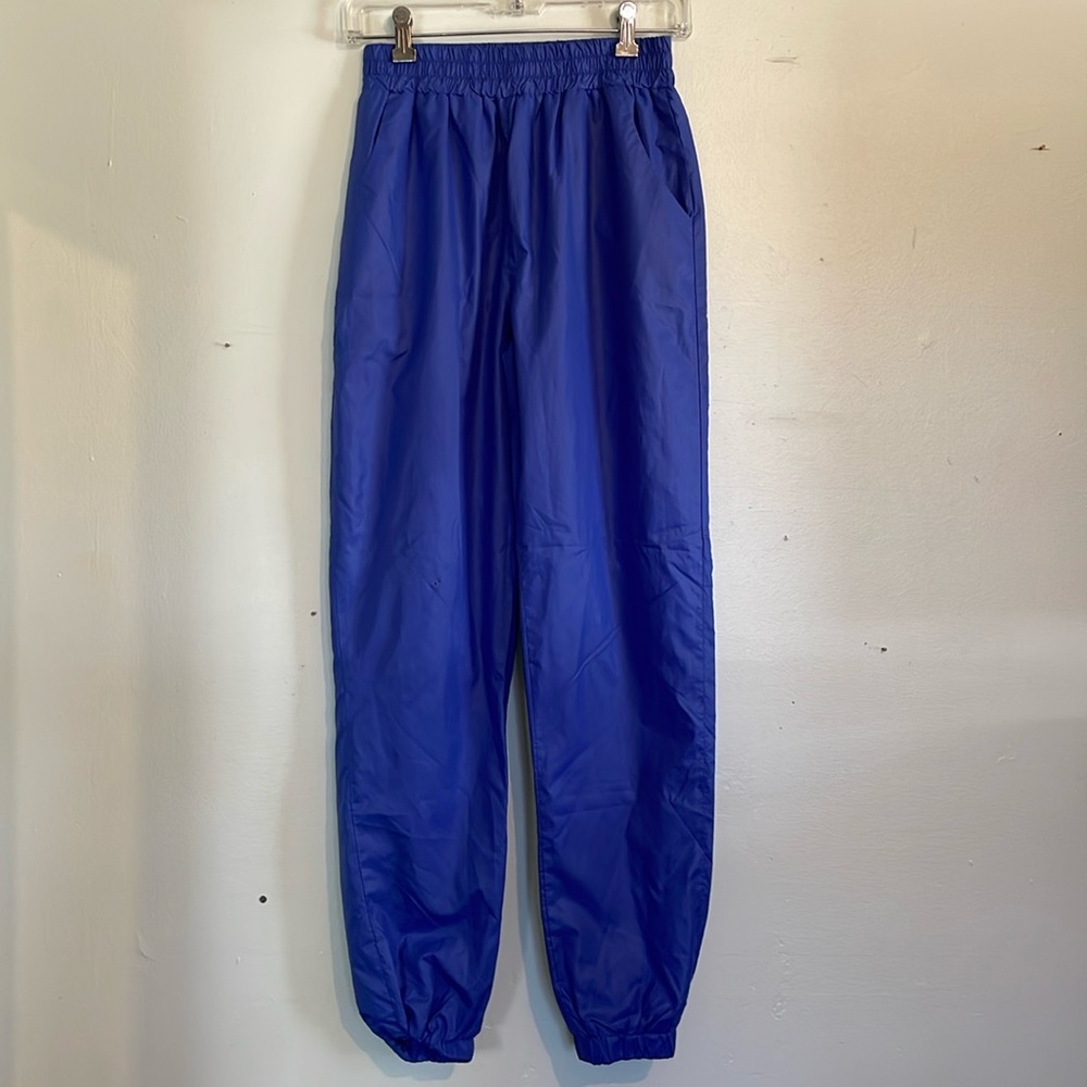 Fashion Nova Sapphire Blue Joggers/Parachute Pants, size S